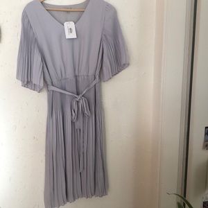 Grey flowy dress
